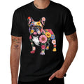French Bulldog Flower Funny Dog  Breathable T-Shirt