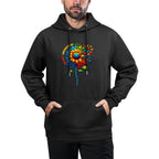 Autism Awareness Sunflower Men Women Kids Autism Sunflower Cotton-Polyester Blend Hoodie