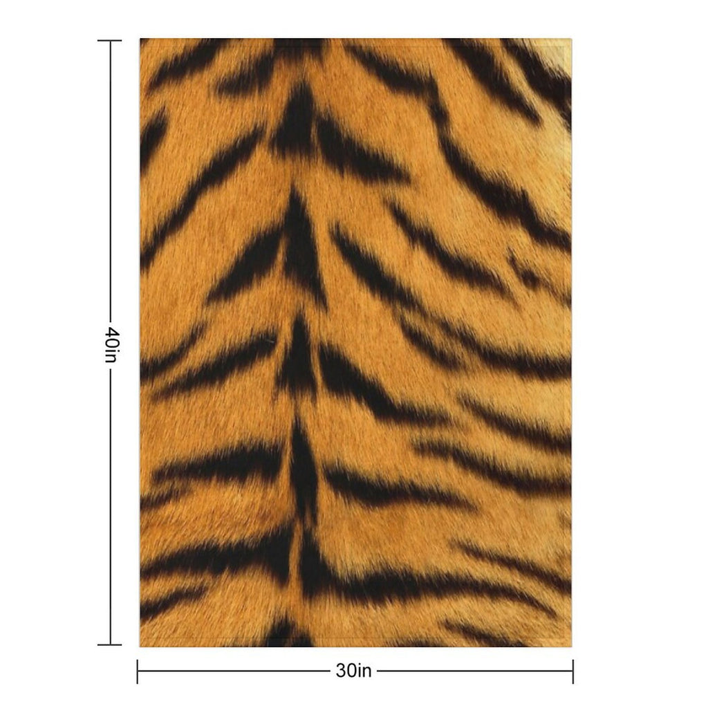 Black And Orange Tiger Print Phone Case - Trendy Design for Your Device Eco-conscious Throw Blanket