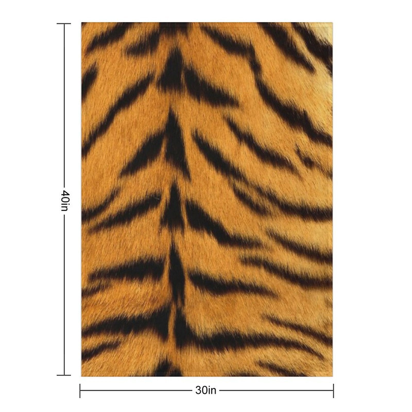 Black And Orange Tiger Print Phone Case - Trendy Design for Your Device Eco-conscious Throw Blanket