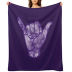 Tie Dye Hand Anti-pilling Throw Blanket