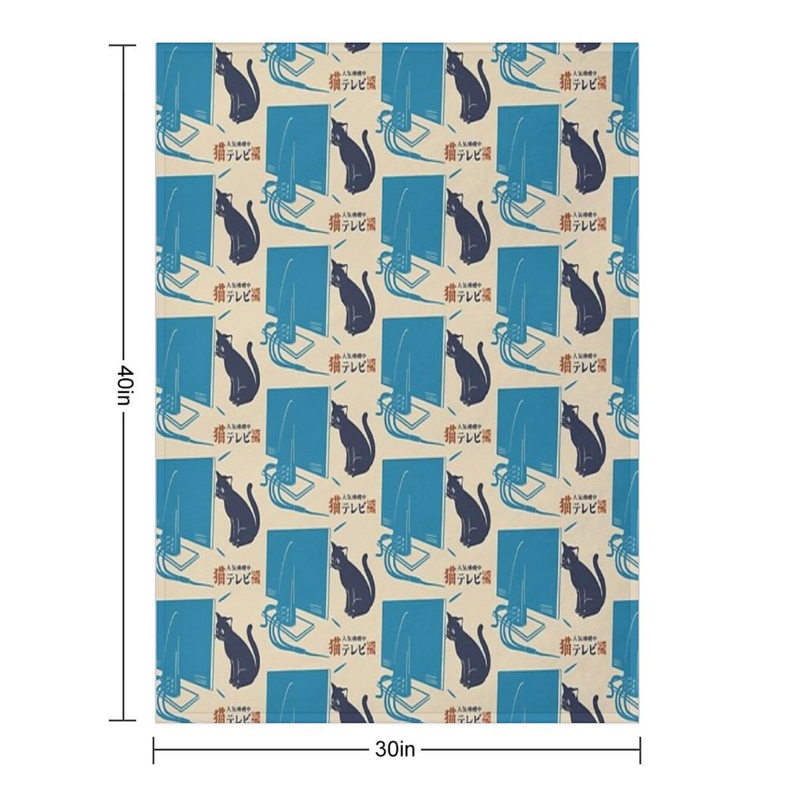 Cat TV Anti-pilling Throw Blanket