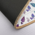 Lilac Flowers  Anti-Trip Bath Mat