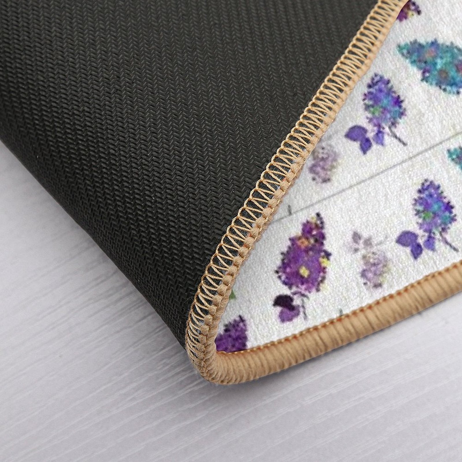 Lilac Flowers  Anti-Trip Bath Mat