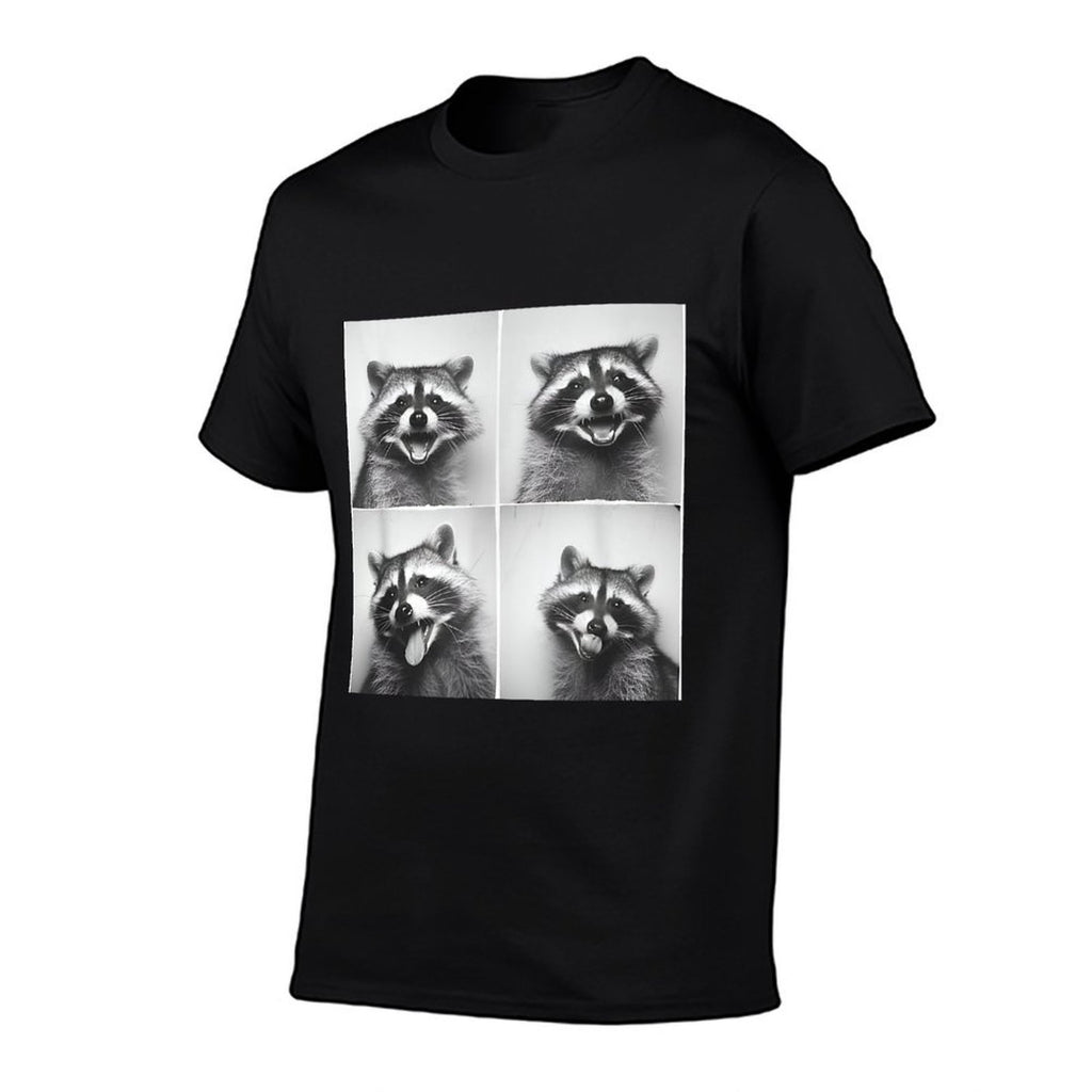 Laughing Raccoon Face Trash Raccoons Unique Quirky Animal  Trendy Pattern T-Shirt