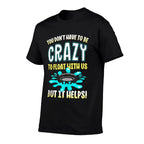 Funny Float Trip You Dont Have To Be Crazy To Float With Us  Vintage-inspired T-Shirt