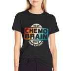 Cancer T Chemo Brain Retro Awareness Gift  Moisture-wicking T-Shirt