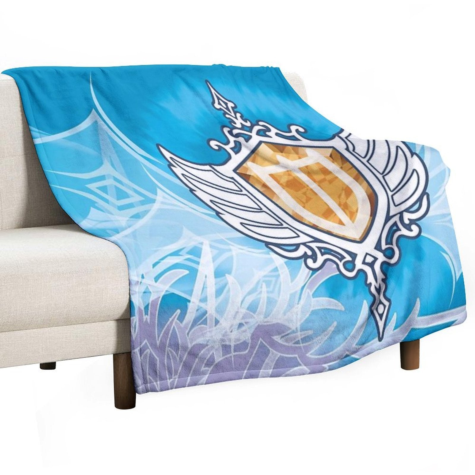 FFXIV Paladin Job Mat Anti-pilling Throw Blanket