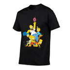 The Simpsons Family Donut Reach  Quick-drying T-Shirt