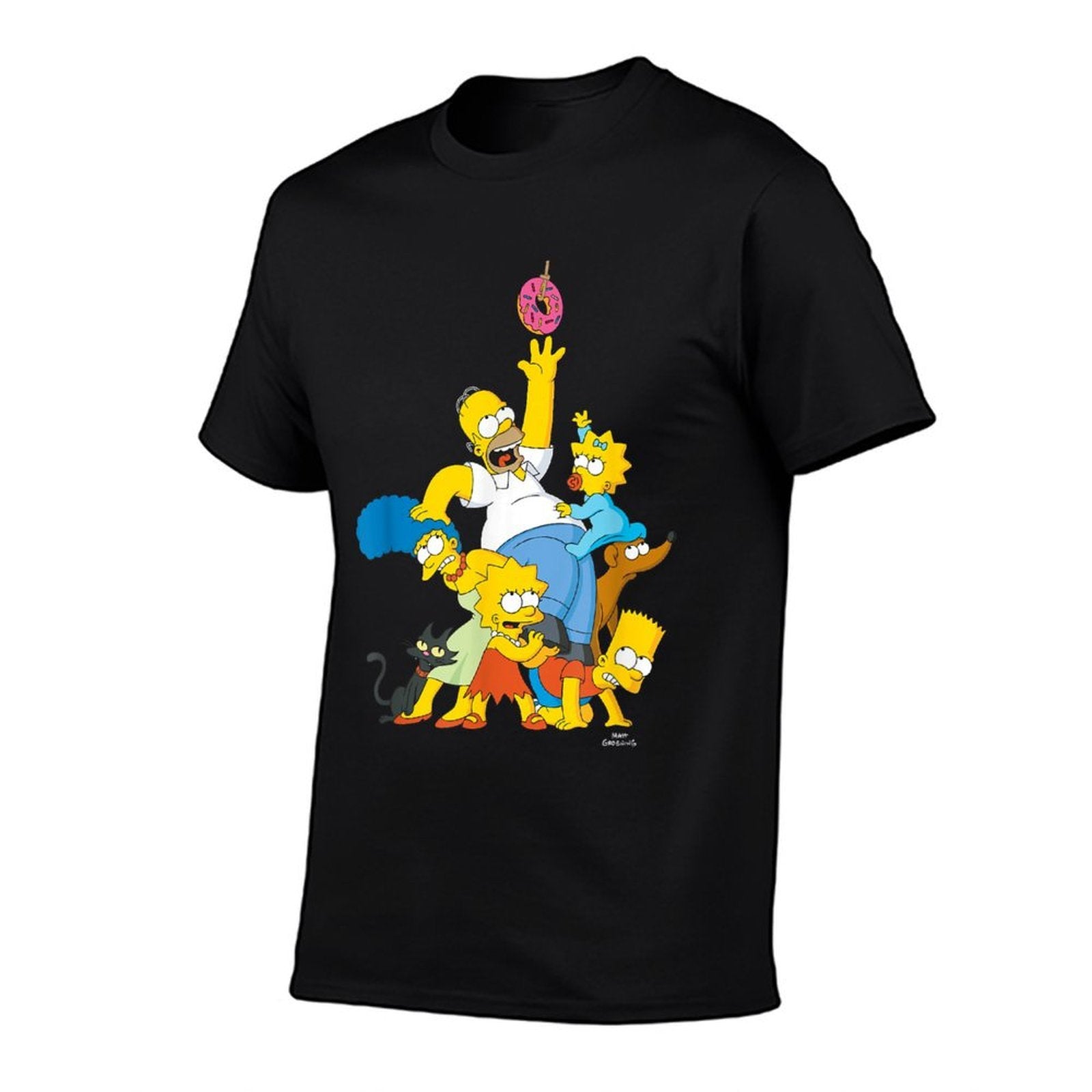 The Simpsons Family Donut Reach  Quick-drying T-Shirt
