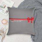 Love Actually - I Feel It in My Fingers, I Feel It in My Toes. Soft Shrink-Resistant Throw Pillow