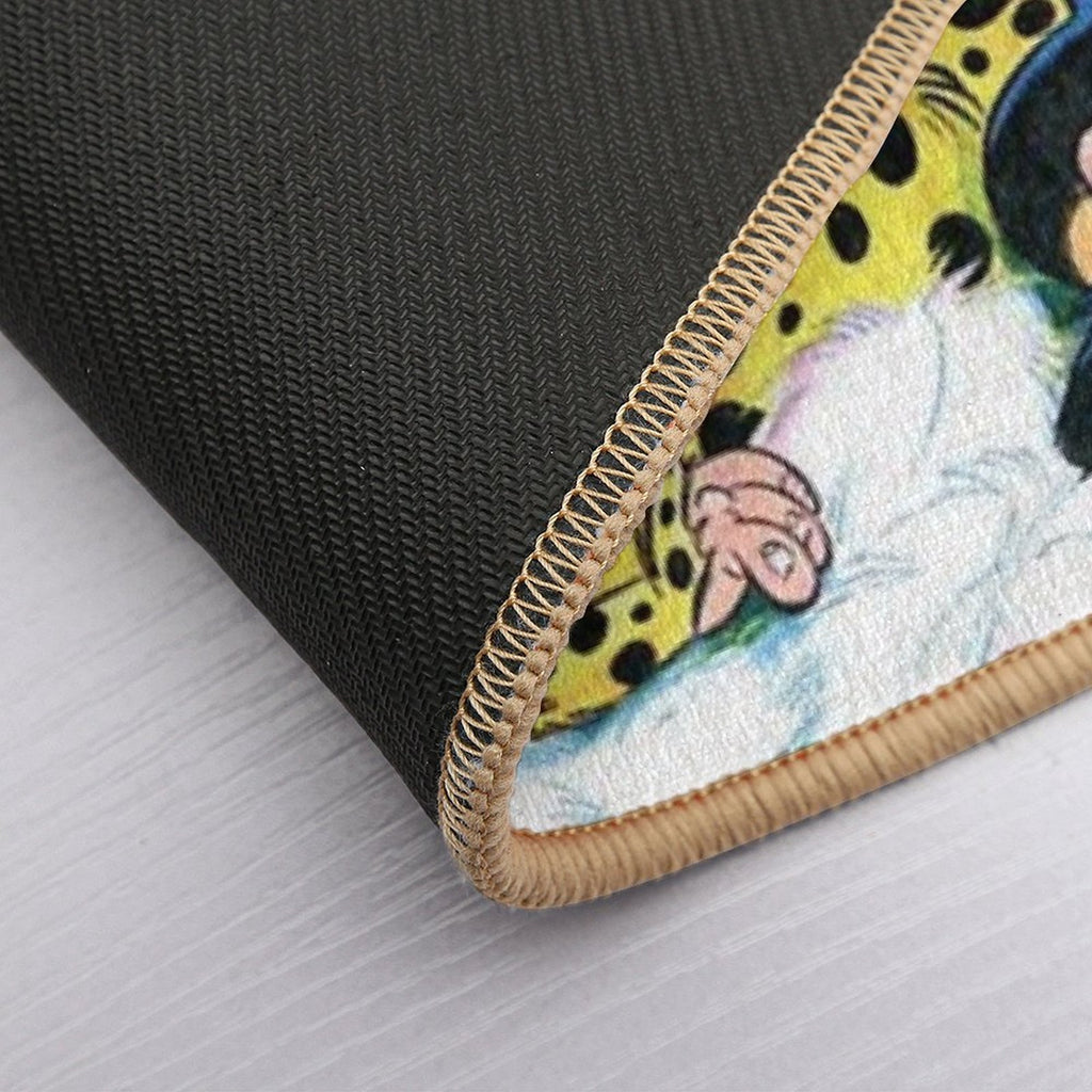 Marsupilami with Family Sleeping  Absorbent Bath Mat