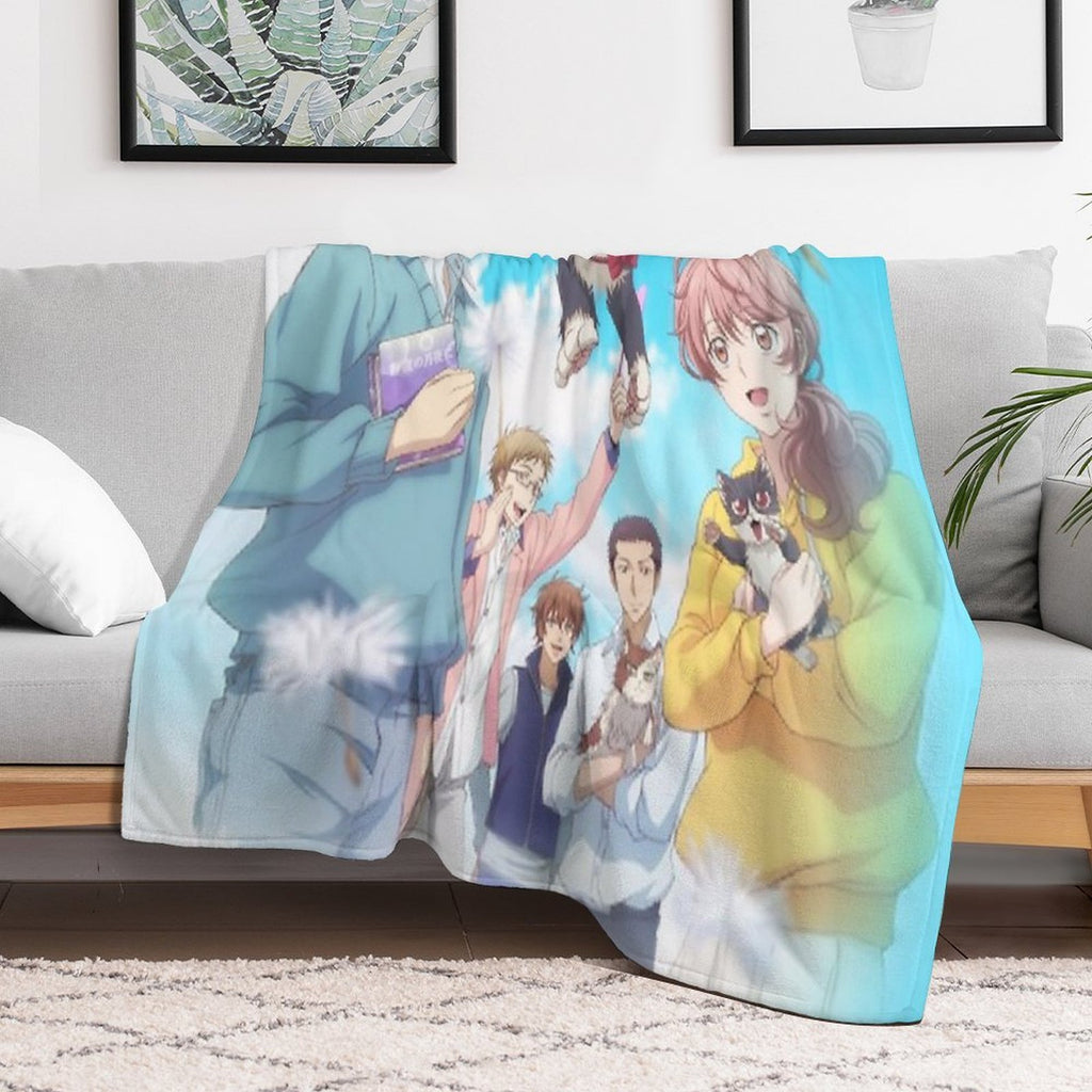 My Roommate Is A Cat Quick-dry Throw Blanket