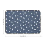 Stars on Blue  Rapid-Drying Bath Mat