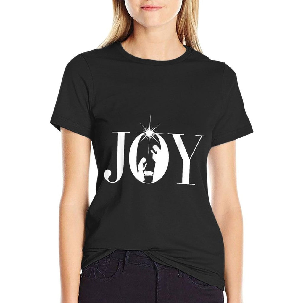 Christmas Nativity Christian Christmas Joy White  Breathable T-Shirt