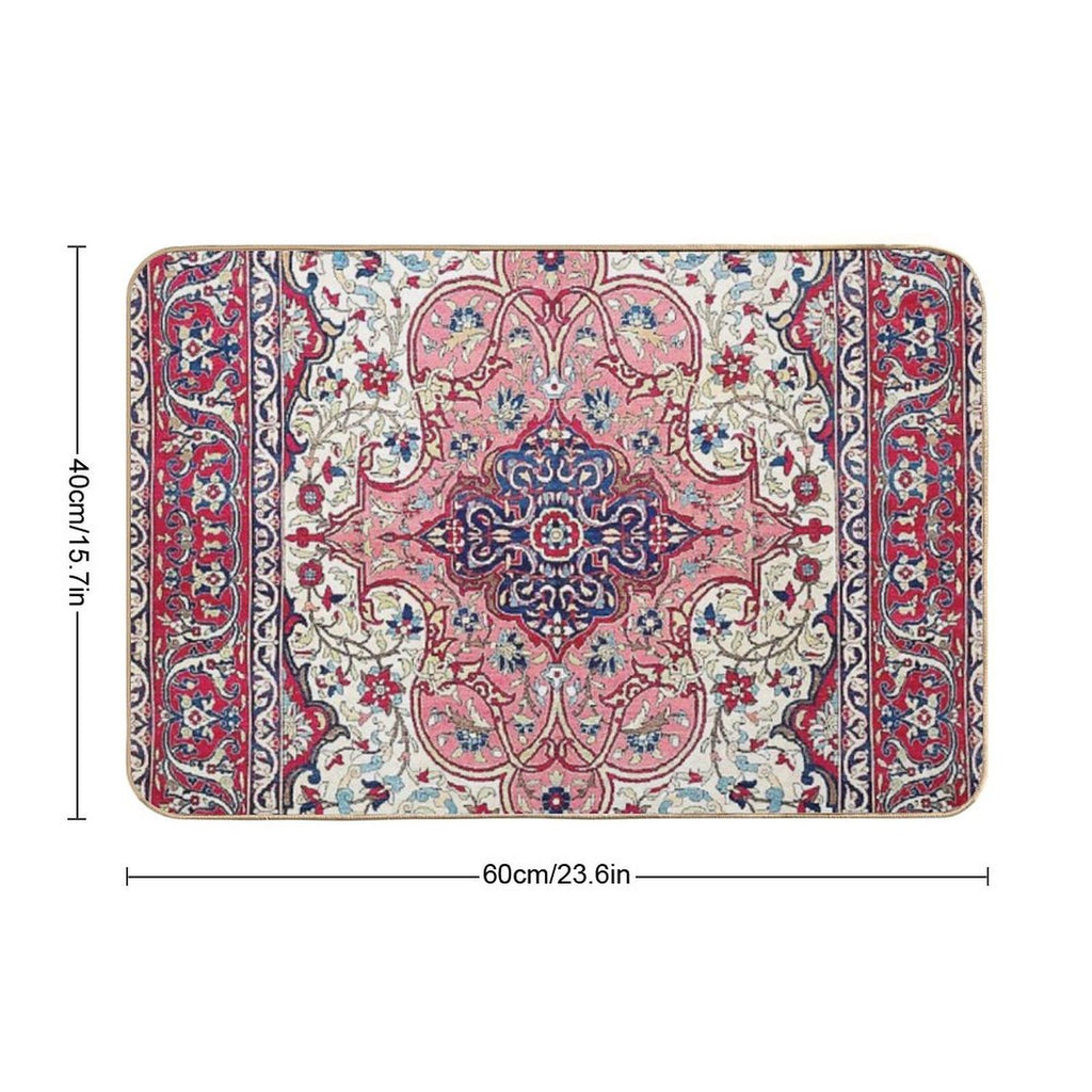Bakhtiari West Central Persian Rug Print  Stain-Proof Bath Mat