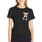 Funny Chihuahua in Your Pocket for Chihuahuas Lovers  Slim-fit Cut T-Shirt