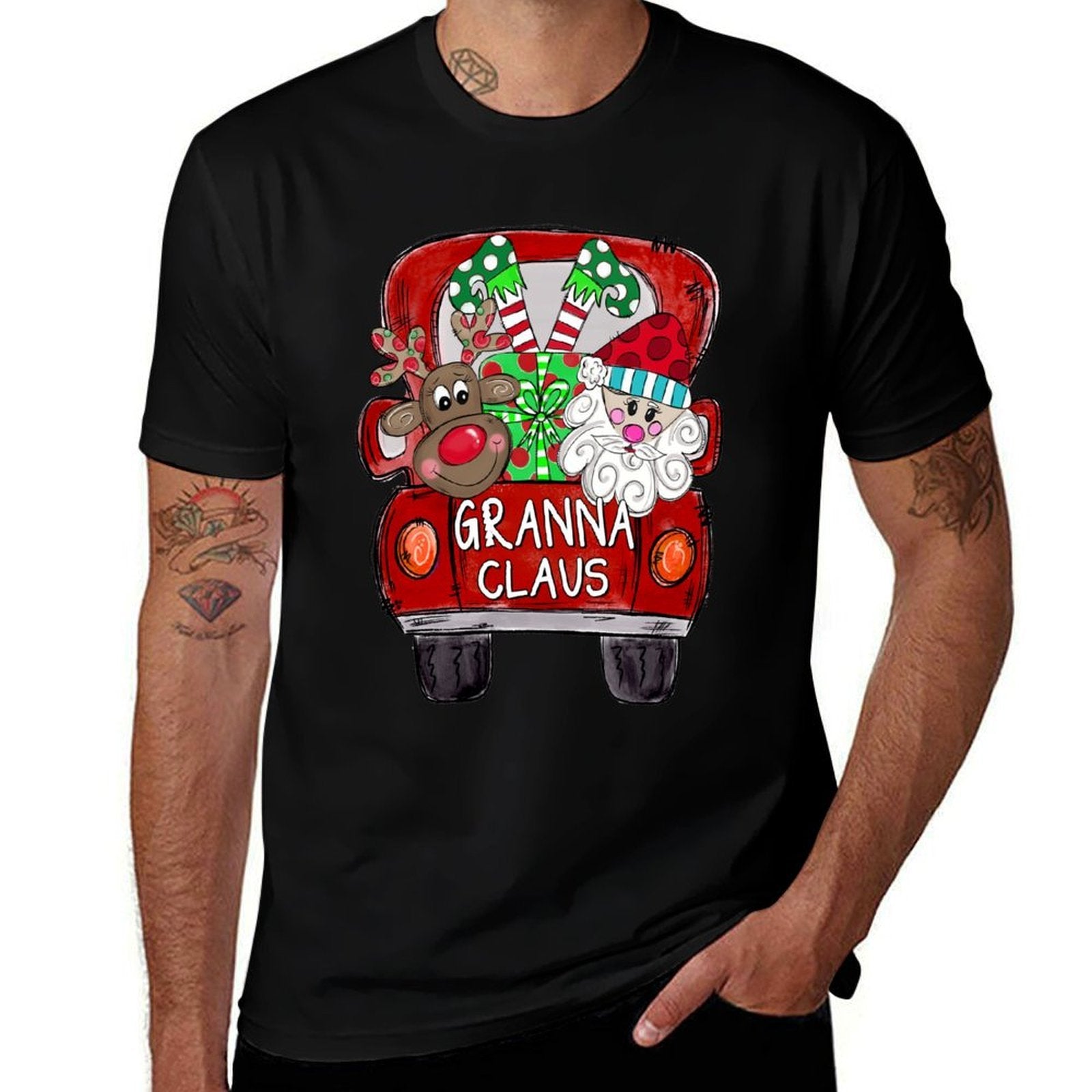Granna Claus Christmas  Quick-drying T-Shirt
