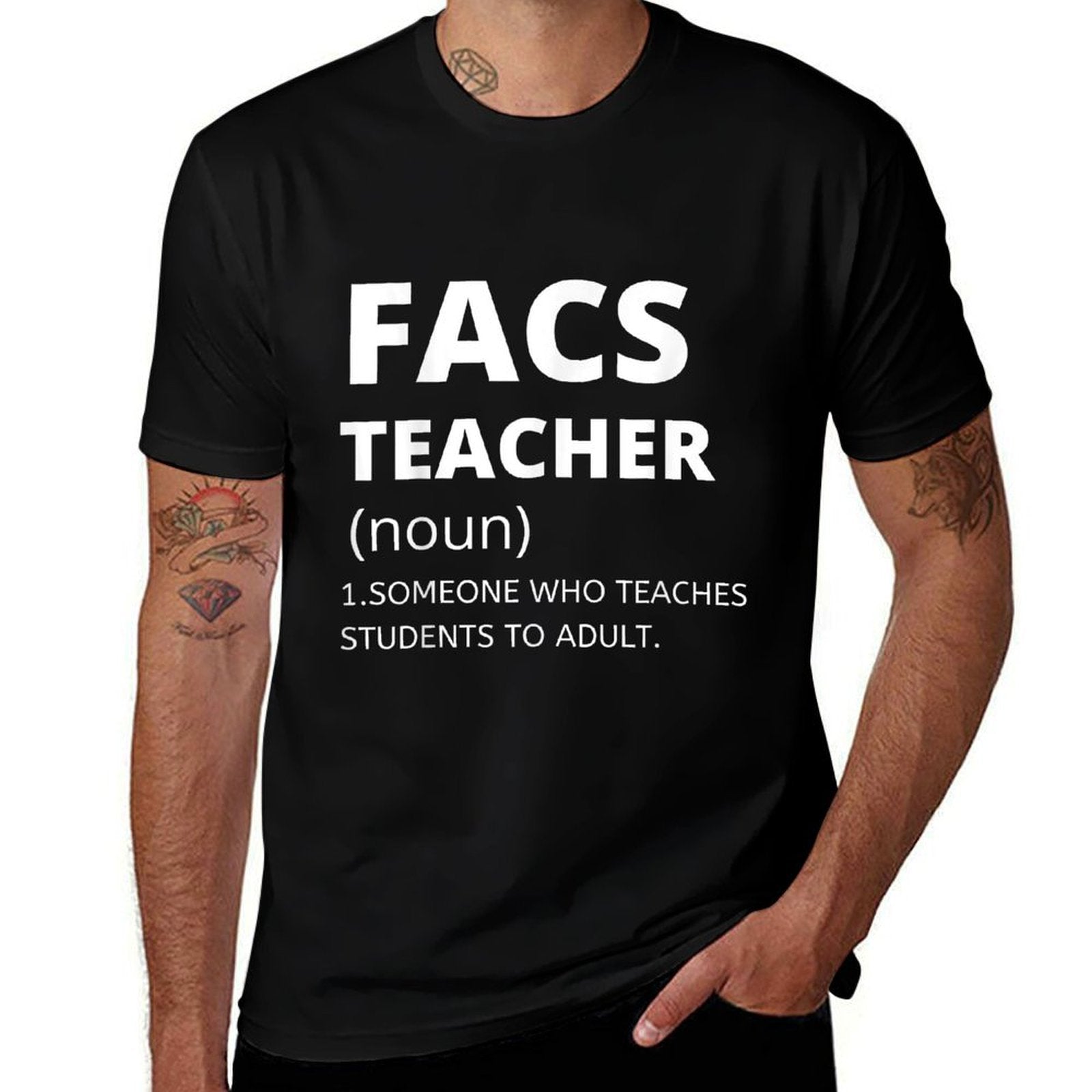 Family And Consumer Science Teacher - Funny FACS Teacher Men Women Girls Kids  Tagless Design T-Shirt