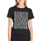This Is For Rachel Voicemail I Funny Meme  Tagless Design T-Shirt