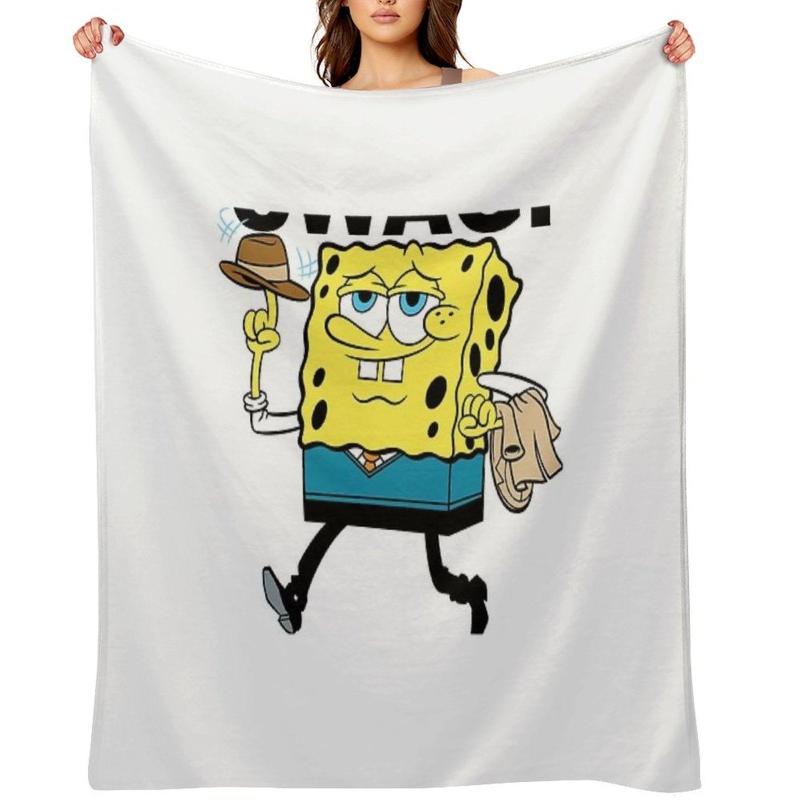 Spongebob Quick-dry Throw Blanket