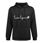 Twenty-One, 21 Years Old, Cute For Women Her 21st Birthday Unisex Design Hoodie