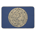 Distressed Phaistos Disk from Minoan Crete  Non-Slip Bath Mat