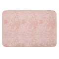 Pink Leaves And Plants Background Durable Bath Mat