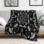 Cute Lil Bandana - Dark Version Plush Throw Blanket