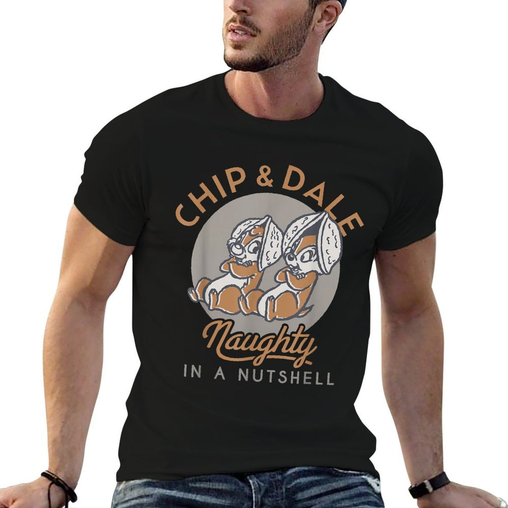 Disney Chip N Dale Naughty in A Nutshell  Soft T-Shirt