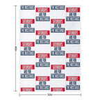 Saturdays Are for The Smu Mustangs Plush Throw Blanket