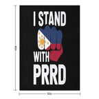 I Stand with PRRD Pinoy Pride Multi-functional Throw Blanket