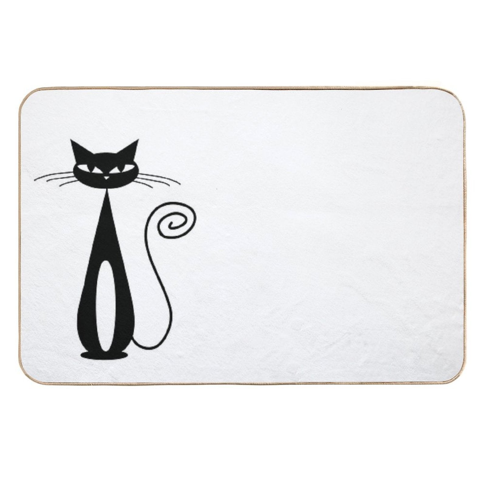 Mcm Atomic Cat  Easy To Clean Bath Mat