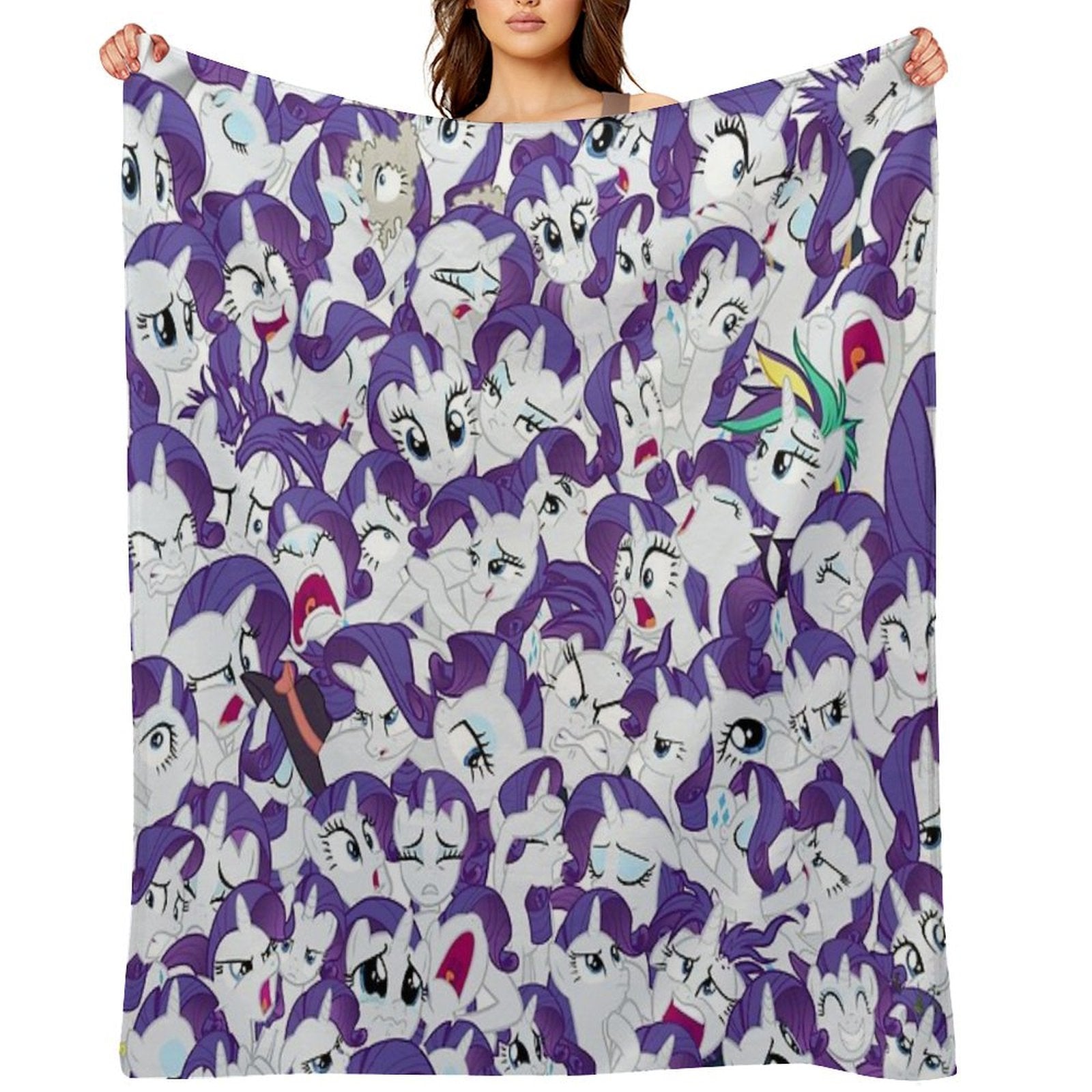 Rarity Mess Versatility Throw Blanket