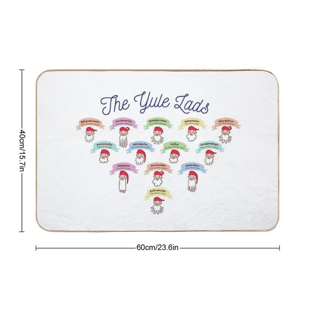 The Yule Lads  Pet-Safe Bath Mat