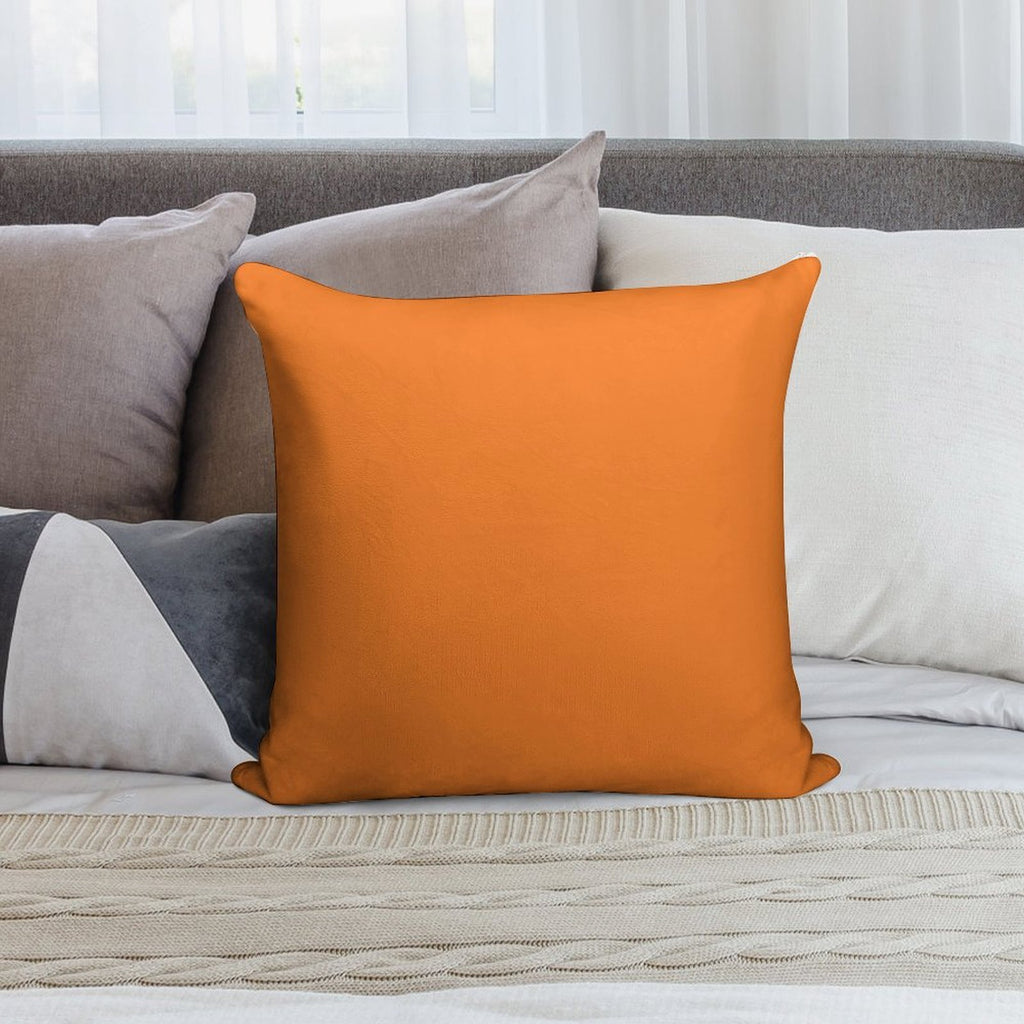 Papaya Soft Washable Throw Pillow