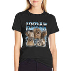 Funny Hyrax Oddly Specific Meme Gift And Apparel Unisex-Adults Retro Black Hyrax Vintage Ugly Funny Meme Retro Animal  Lightweight T-Shirt