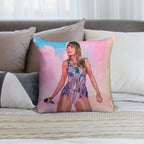 Taylor Swift Lover - Poly Portrait Soft Shrink-Resistant Throw Pillow
