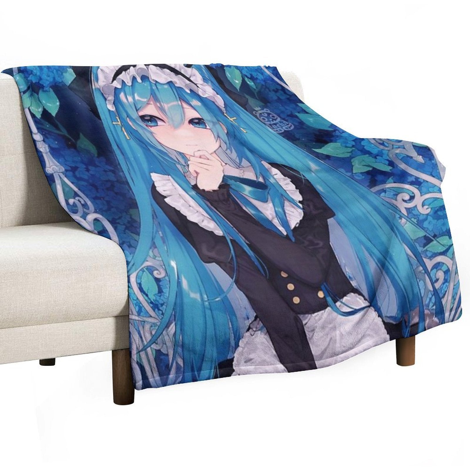 Hatsune Miku All-season Throw Blanket