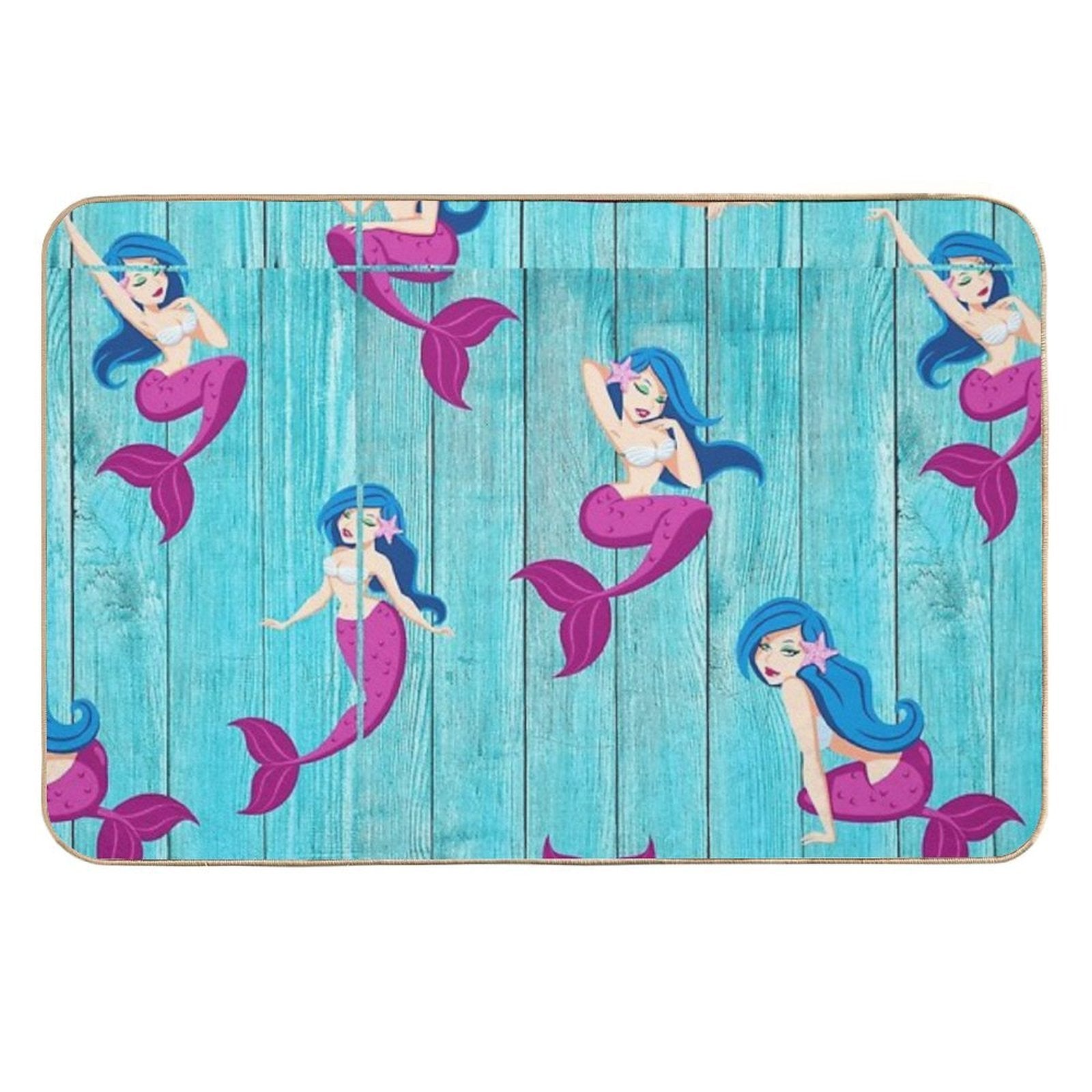 Mermaid Vibes 2  Long-Lasting Bath Mat
