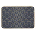 Geometric Background with Triple Hexagonal Elements.  Versatile Bath Mat