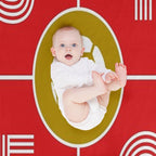 Swindon Town STFC Minimalist Artwork Travel-friendly Throw Blanket