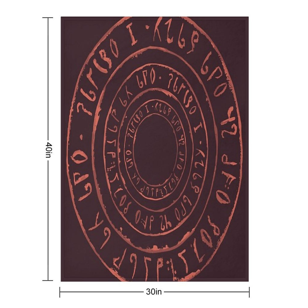 Noita Rune Circles Versatility Throw Blanket