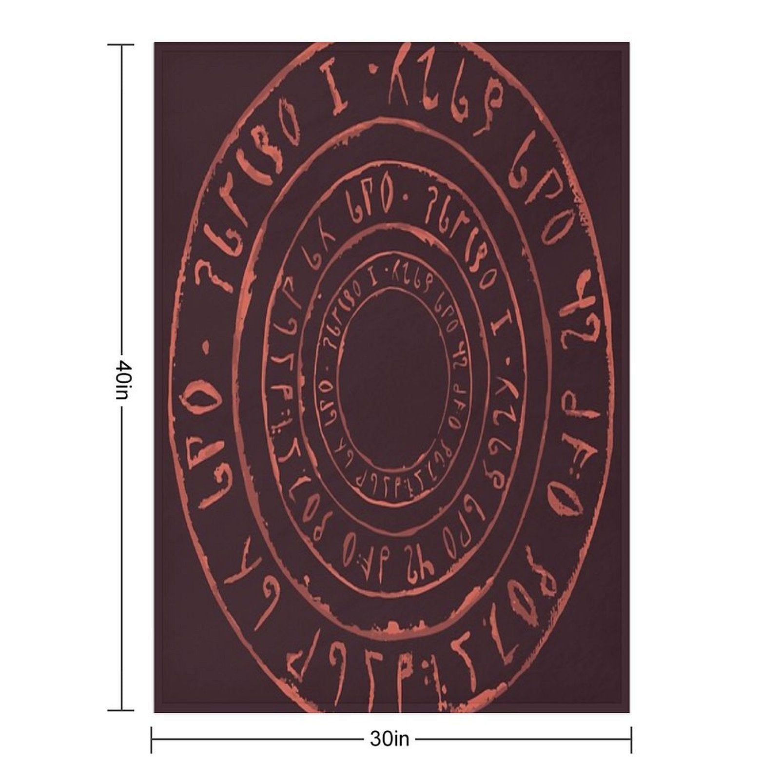 Noita Rune Circles Versatility Throw Blanket