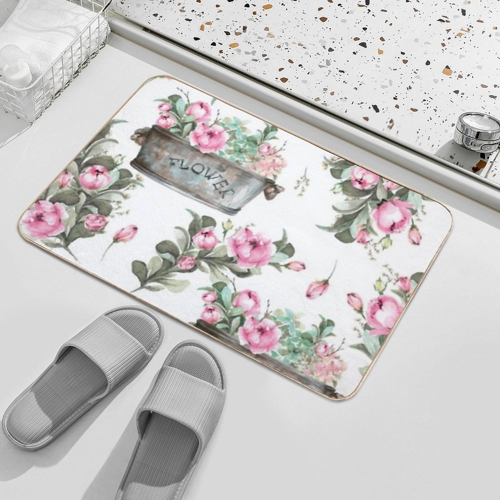 Flower  Versatile Bath Mat