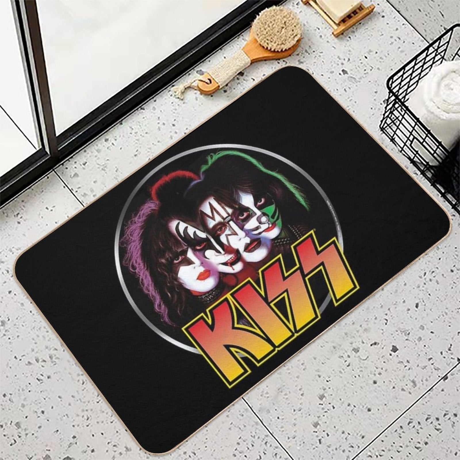 KISS Faces Merge  Dirt-Trapping Bath Mat