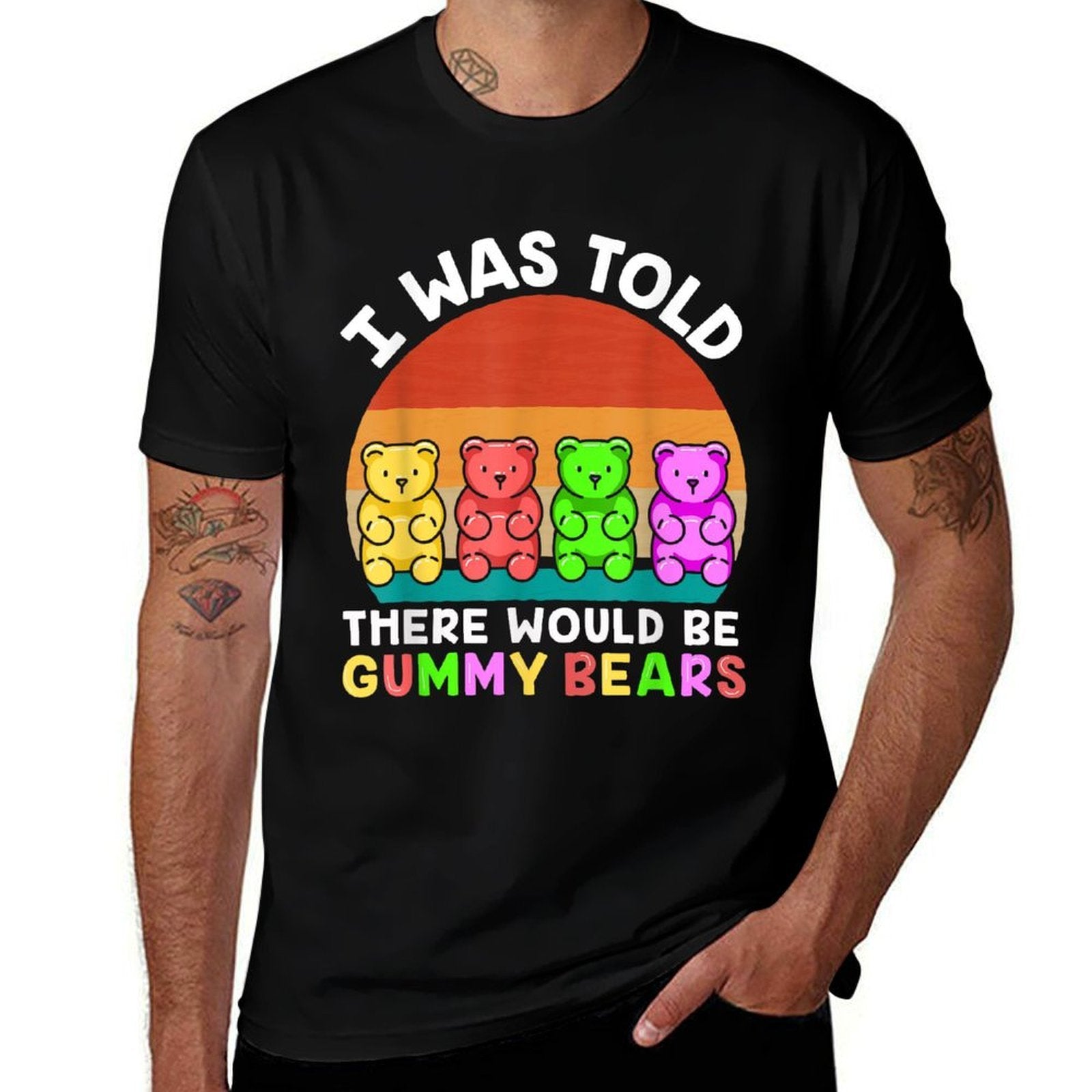 There Would Be Gummy Bear Funny Gummy Bear  Soft T-Shirt