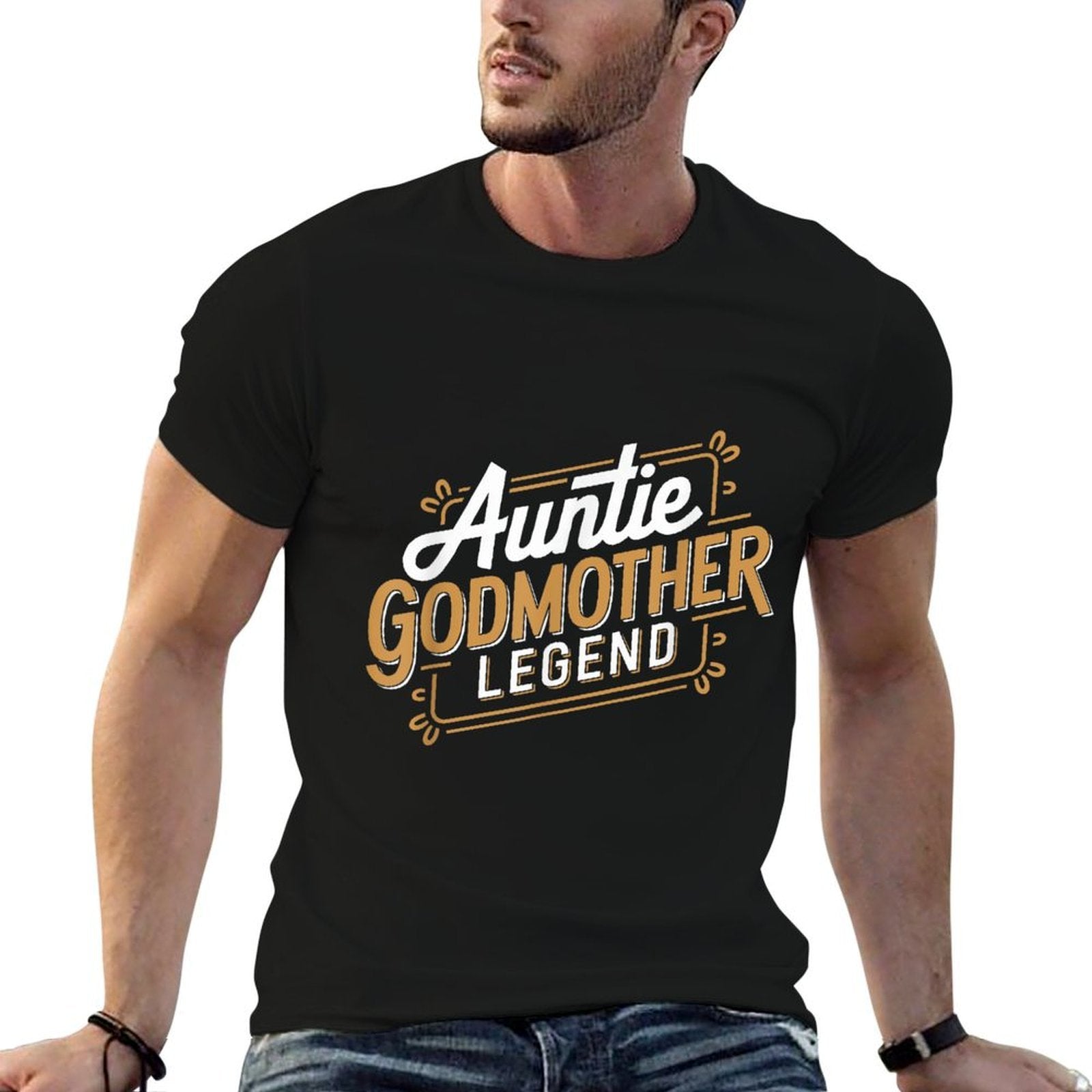 Auntie Godmother Legend Aunt God Mom  Moisture-wicking T-Shirt