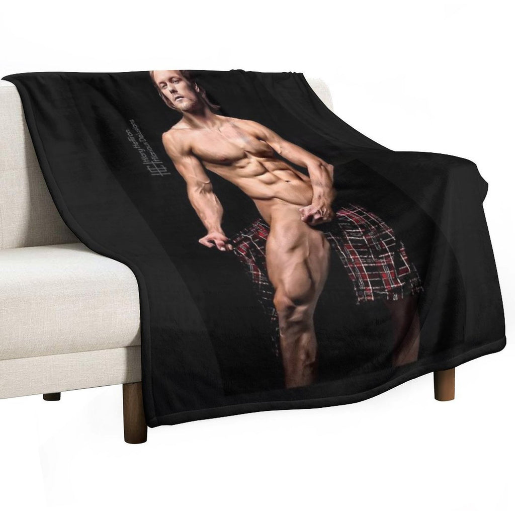 Sam Heughan Anti-pilling Throw Blanket