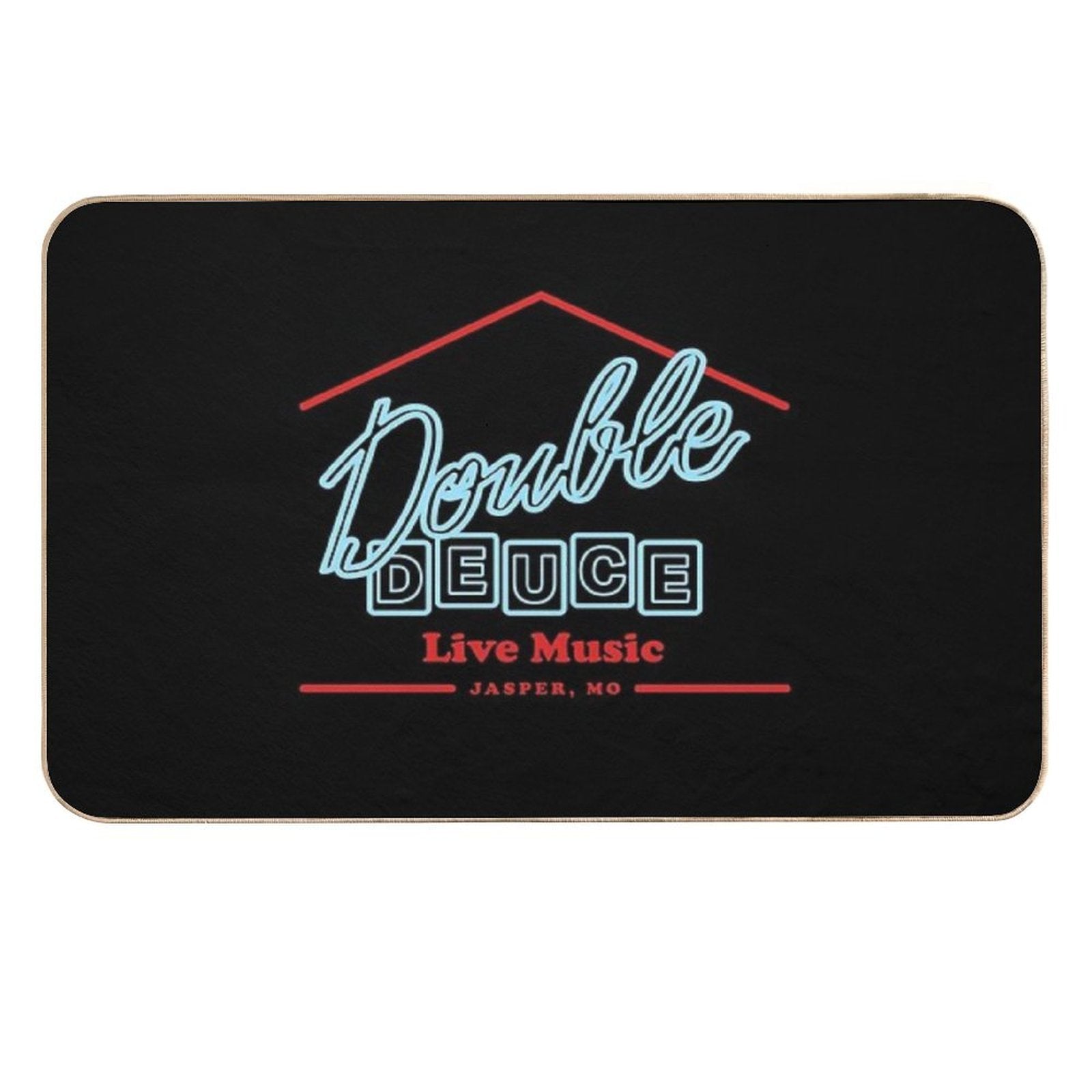 Double Deuce  Fade-Resistant Bath Mat